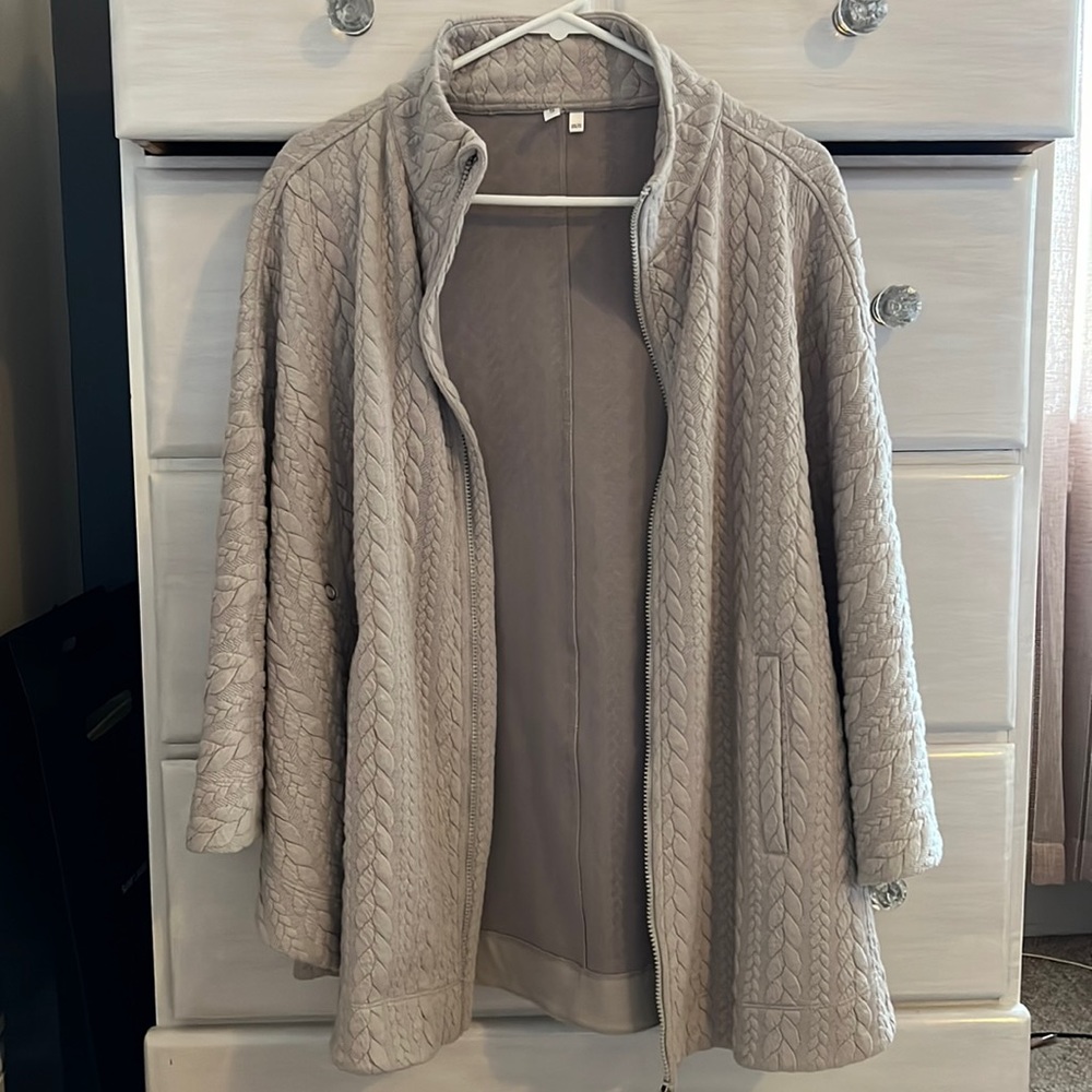 Peach Quilted Shawl